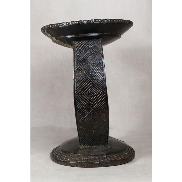 Vintage Baule Wood Side Table For Sale - Image 4 of 6