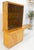 Milo Baughman Thayer Cogging Yew Wood Cantilever Console Chine Display Cabinet For Sale - Image 6 of 15