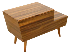 Vintage Sewing Table in Veneer