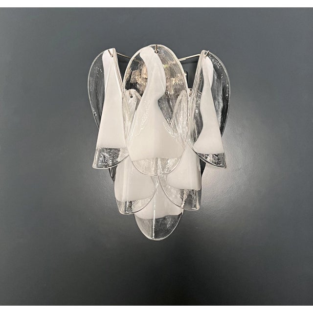 Vintage Italian Murano Glass Wall Lights, 1990, Set of 2 For Sale - Image 15 of 15