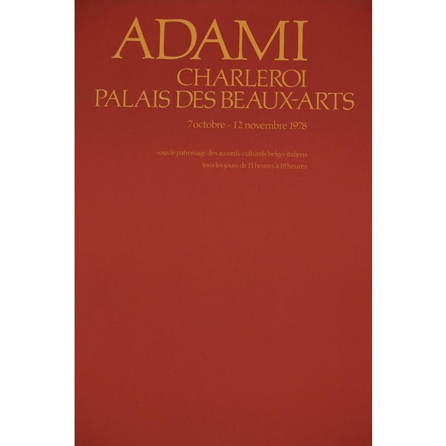 Valerio Adami, Charleroi, Lithograph For Sale - Image 3 of 6