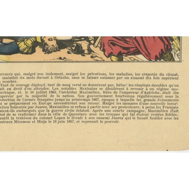 Paper Battle of Puebla, 1863, Paper For Sale - Image 7 of 12