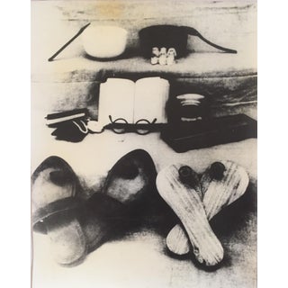 Black & White Photograph of Gandhi's Possessions at Time of Death For Sale