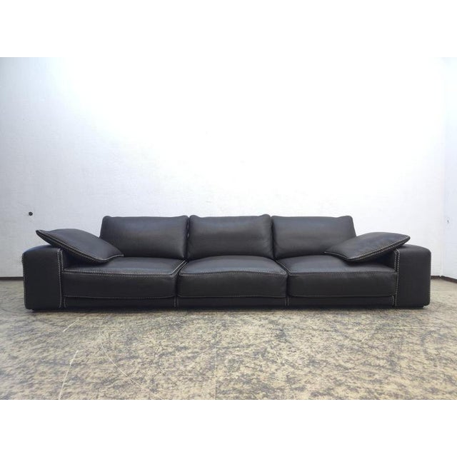 Leather Sofa in Brown by Roche Bobois For Sale - Image 16 of 18