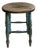 19th Century Painted Elm Stool, 1890s For Sale