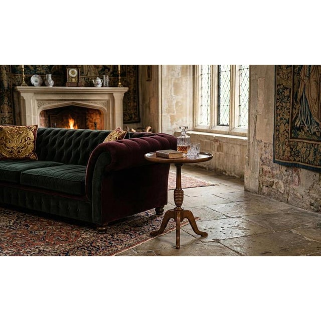 A beautifully matched pair of three-legged side tables designet by Anton Kildeberg produced in Denmark in the 1960s....