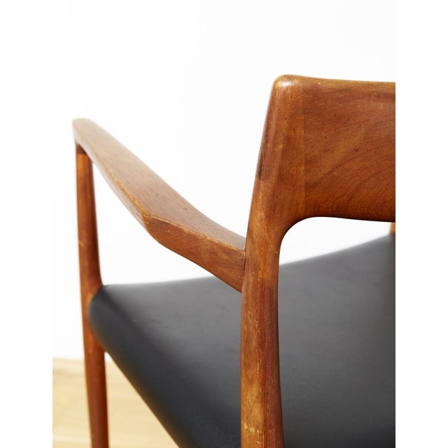 Model 57 Chair in Teak by Niels Otto Møller for J.L. Møllers, 1970s For Sale - Image 15 of 18