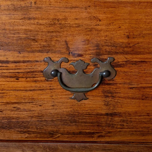 Bonnet Top Maple Highboy Chest of Drawers For Sale - Image 10 of 11
