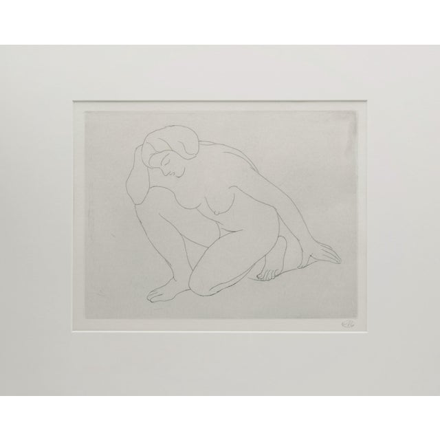 Maillol, Aristide (1861-1944), Woman kneeling on her left knee, with her elbow on her right knee, 1927 Aristide Maillol...