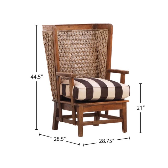 We are pleased to present a pair of rustic "Orkney" Chairs by Ralph Lauren. Ralph Lauren's take on the Orkney Chair was...