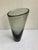 Gray Per Lutken for Holmegaard, Danish Modern Smokey Grey Glass Vase, Signed, Circa 1960s For Sale - Image 8 of 11
