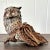 Metal Vintage Boho Patinated Metal Owl Sculpture For Sale - Image 7 of 7