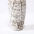 Ceramic Mid-Century Modernist White and Earth Toned Ceramic Vase With Leaf Motif For Sale - Image 7 of 11