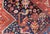 Navy Blue Antique Hand Knotted Persian Qashqai Shiraz Tribal Rug With Tribal Design 5'1 X 6'2 For Sale - Image 8 of 14