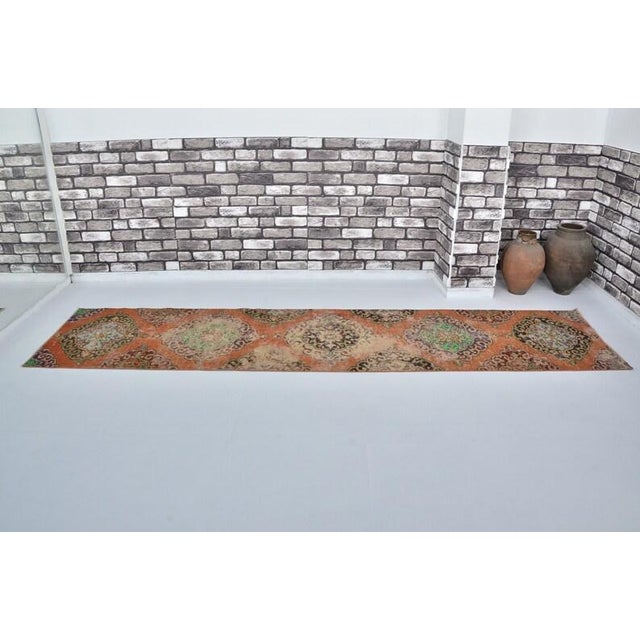 Handmade wool carpet in Turkish Anatolia , Vintage Oushak Rug,Turkish Vintage Anatolian Rug, Handmade wool Rug . One Of...