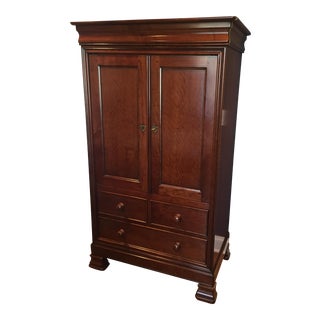 Simon Horn Cherry Armoire For Sale