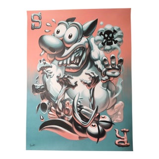 Ray Frenden "The Ren & Stimpy Show" Tribute Promotional Nickelodeon Poster For Sale