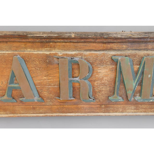 Pharmacie Shop Sign, 1900s For Sale - Image 3 of 9