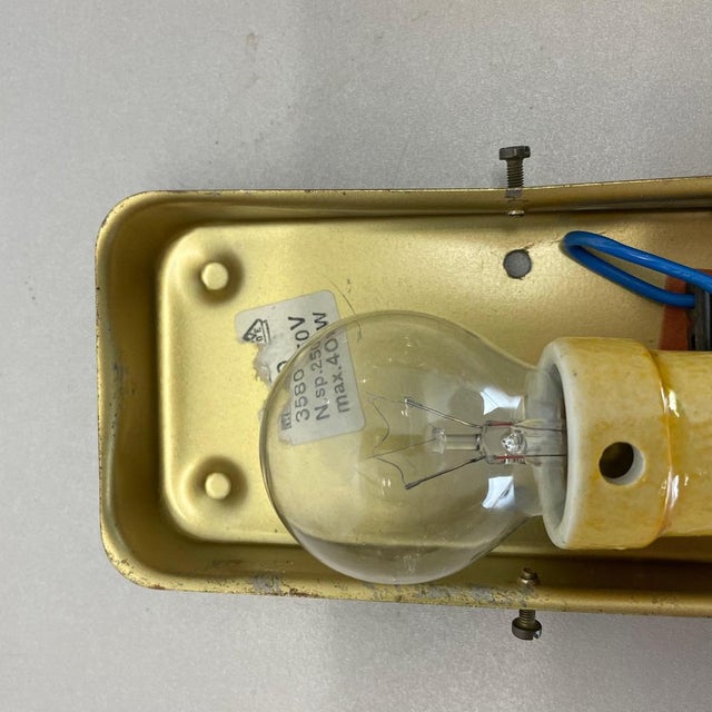 Amber Glass Wall Light by Helena Tynell for Glashütte Limburg, 1960s For Sale - Image 14 of 18