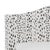 Full Camelback Bed in Linen Leopard Ink For Sale - Image 4 of 6