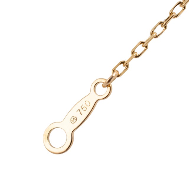 Metal Mikimoto 18k Yellow Gold Akoya Pearl Lariat Drop Pendant Necklace For Sale - Image 7 of 9