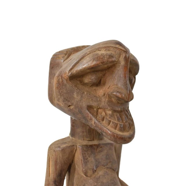 The Songye Nkishi power fetish figure originates from the Lualaba River in the savanna territory. Figures like this are...