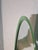 Glass Model Unghia Nail Lipstick Floor Mirror in Light Green For Sale - Image 7 of 11