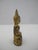 Early 20th Century Thai Gold Lacquered Bronze Ratanakosin Miniature Seated Buddha Figurine For Sale - Image 5 of 7