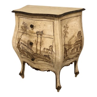 Mid 20th Century Italian Small Bombe Commode For Sale