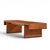 Mid 20th Century Frank Lloyd Wright Taliesin Mid Century Carved Mahogany Bench Coffee Table For Sale - Image 5 of 9