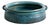 Mid-Century Swedish Blue Turquoise Decorative Bowl by Stig Lindberg for Gustavsberg, Sweden, 1950s For Sale
