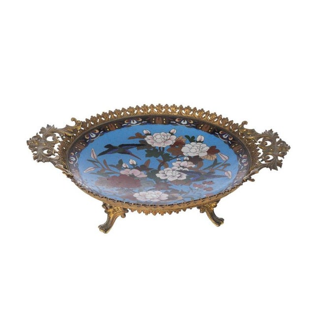 Japanese Cloisonne Fruit Bowl For Sale - Image 6 of 6