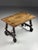 Spanish table. Solid walnut. Originating from the 18th century. Incredibly beautiful patina. Some (older) restorations to...