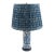 Pair of Blue and White Potcelain Table Lamps- Chinoiserie Floral Ceramic Lamps For Sale