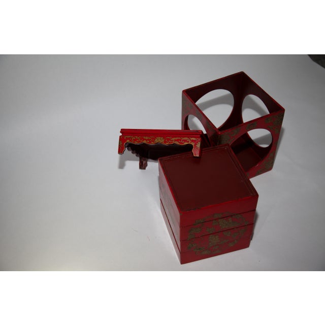 Early 20th Century Asian Lunch Box For Sale - Image 4 of 5