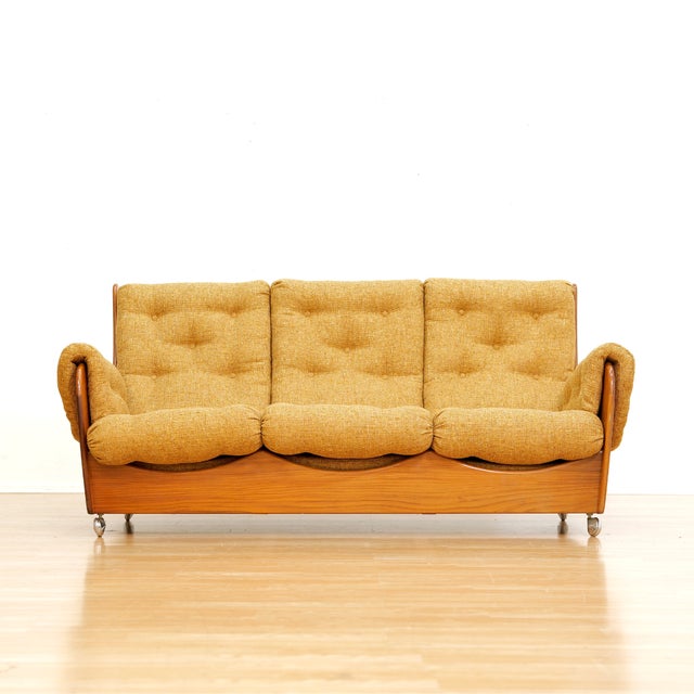 G Plan Mid Century Saddleback Sofa & Chair Set by G Plan For Sale - Image 4 of 12