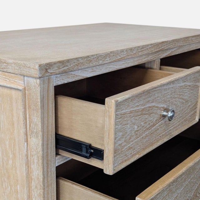 Wood Arhaus Pearson Light Wood 6-Drawer Dresser With Metal Knobs For Sale - Image 7 of 10