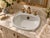 Vintage Kohler K2189 Traditional Style Scalloped White Porcelain Oval Bathroom Sink For Sale In Pittsburgh - Image 6 of 6