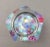 Whitefriars 1974 Millefiori Close Pack Canes Faceted Glass Pedestal Paperweight For Sale - Image 10 of 10
