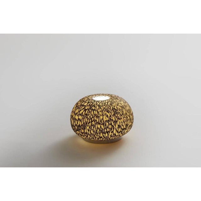 Round Sgraffito 01 Wall Lamp by Jennifer Midoz For Sale - Image 4 of 7