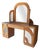Vintage Bamboo Dressing Table with Bamboo Framed Mirror For Sale