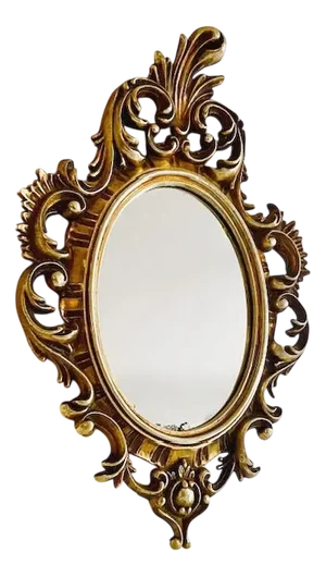 Baroque Mirror by Roberta Wood for Cimena Torino, 1950s