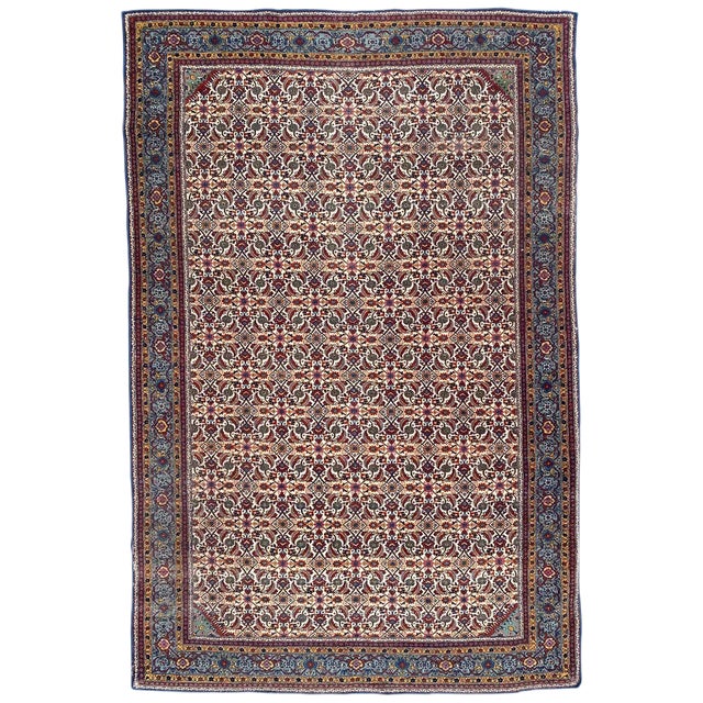 Antique Extremely Fine Tabriz Rug For Sale