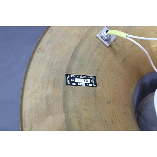 1970s Mid-Century Brass Flush Mount Lights, 1970s, Set of 2 For Sale - Image 5 of 13