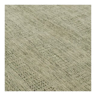 Rug & Kilim’s Contemporary Textural Rug in Green and White Tones For Sale
