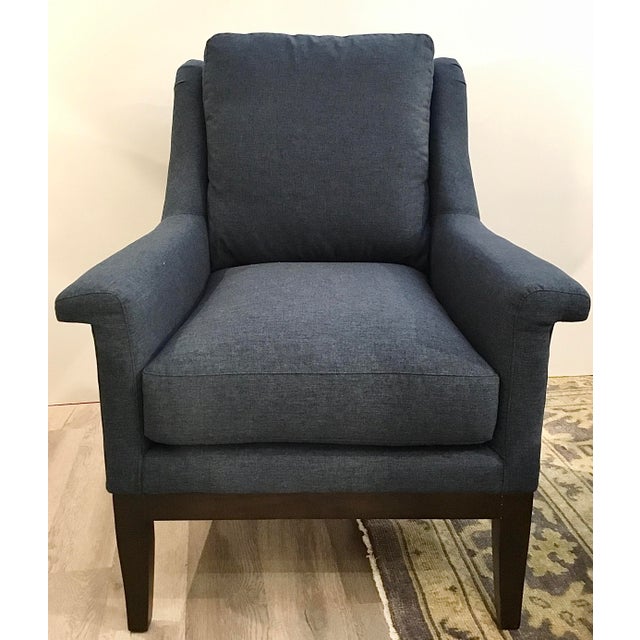 Hickory White Modern Blue Michelle Lounge Chair 5906-01 | Chairish