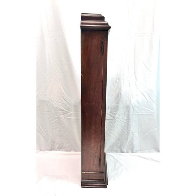 1900 - 1909 Antique Oak Tabletop Curio Display Cabinet – Glass Shelf Collector Display Case – Victorian Style For Sale - Image 5 of 12