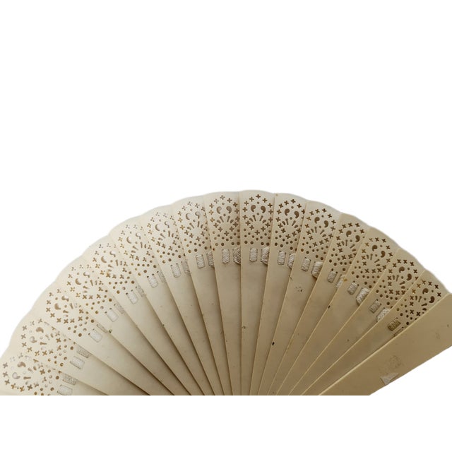 Art Nouveau Austro-Hungarian Celluloid Fan, 1900s For Sale - Image 9 of 12