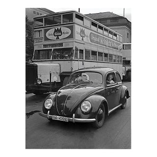 Volkswagen Kaefer and Double Decker in Berlin, Germany 1939, Printed 2021 For Sale