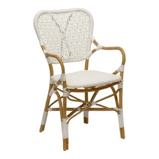 Clemente Rattan Arm Chair For Sale